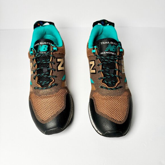 New Balance Men's Trailbuster Re-engineered Sneakers in Tan and Teal Sz 10.5 - Picture 4 of 13